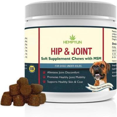 China Hot sale organic hip stocked and joint soft chews for high qiaility pet treats in common dog food pet chews for sale