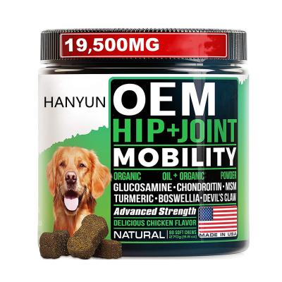 China Hot Dogs Amazon Seller Chondroitin Glucosamine Chews For Dogs Hip (90 Count) & Joint Supplement for sale