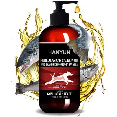 China Health Proctect Hanyun Large 32 fl. oz. Salmon Oil for Dogs & Cats - 100% Pure Norwegian Salmon Oil, Joint, Skin & Coat Dietary Supplement for sale