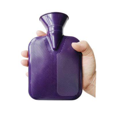 China Fabric PVC Printed Mini Hot Water Bottle To Keep Hot Water Bag Hot 500ml for sale