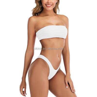 China Top Qualiti Woman Woman Breathable Fabric Tube Plus Size Swimwear Sexy Women Bikini Tops Swimwear 2021 for sale