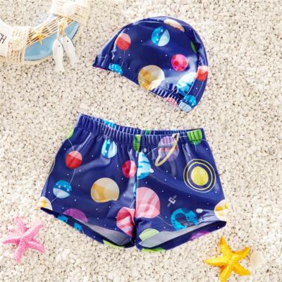 China 2022 Plus Size OEM Custom Boys Swimsuit Kids Swimsuit Rash Board Shorts Baby Swimwear for sale