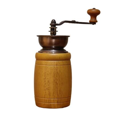 China Chinese factory large capacity Wooden Coffee Grinder manual coffee grinder and manufacturer in one on sale for sale