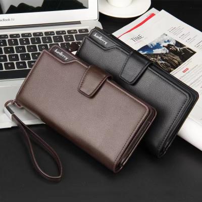 China Zx-s1063 Fashionable RFID PU Leather Men's Longs Wallet Male Wallet Casual Large Capacity Men's Leather Wallet In Hand for sale