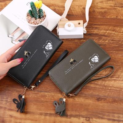 China Casual Female Wallet Brand Design Purse Women Ladies Wallet Card Bag Coin Famous Fashion Luxury Waterproof Purse For Women Girls Wallet for sale