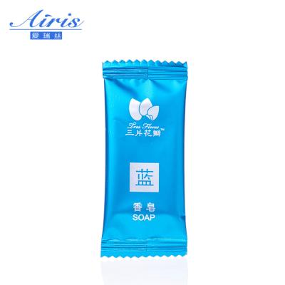 China Antiseptic Wholesale Logo Printed Hot Selling Disposable Hotel Guest Soaps for sale