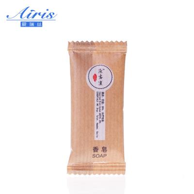 China Small Luxury Hotel Antiseptic Custom Disposable Bath Logo Soap for sale