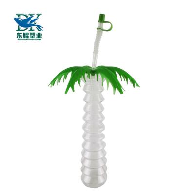 China Disposable Long Neck Glass Cup Disposable Long Neck Glass Cup 500ml Beverage 500ml Yard Promotion Juice Water Drinking Beverage Palm Shaped Bottle With Straw for sale