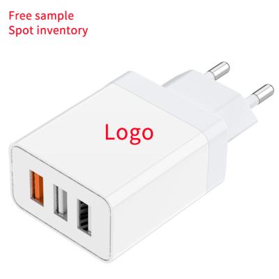 China Mobile Phone/Tablet/MP3/MP4/other Small USB Device QC3.0 USB Quick Charger EU USA R-U Plug 3 USB Wall Fast Adapter Mobile Cell Phone Charger for sale