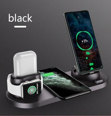 China New Video Game Player Style Fantasy 6 In 1 Mobile Phone Charger Stand T20 Wireless Multi Functions Charger for sale