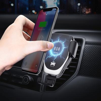 China Hot Selling Universal Car Charger Amazon Car Holder 10W Wireless Fast Charging Wireless Charger For iPhone Car Holder Charger For Samsung for sale