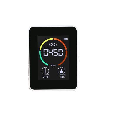 China Mini Indoor Dusty Gas CO2 Controller Portable Air Quality Tester Analyzer Pm25 Pm10 Monitor Detector Air Quality CO2 Sensor Meter for sale