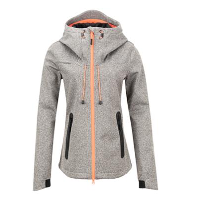 China Custom Made Women's Softshell Jacket Anorak Outdoor Sports Hooded Waterproof Wholesale Thin Breathable Custom Ladies Softshell Jacket for sale