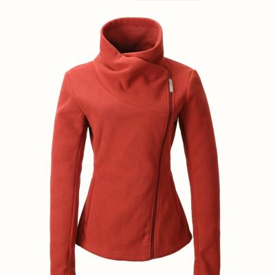 China Custom Breathable Outdoor Sports Casual Anorak Ladies Thermal Warm Micro Bonded Fleece Jacket Full Zipper Equestrian Clothing Women for sale