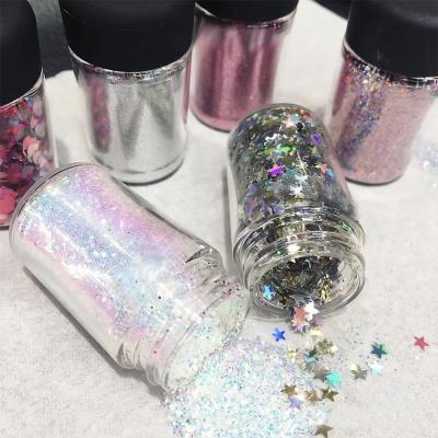 China Nail Moisture-Proof Eco-Friendly Decoration PLA Glitter Film For Beauty Girl for sale