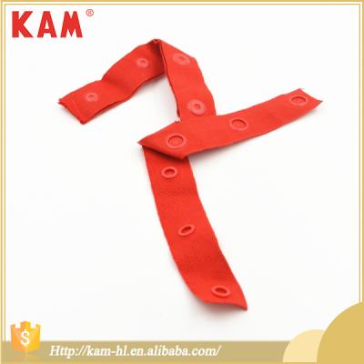 China Fashion Colorful Plastic Garment Dry Cleaning KAM Instant Button Strip for Clothing for sale