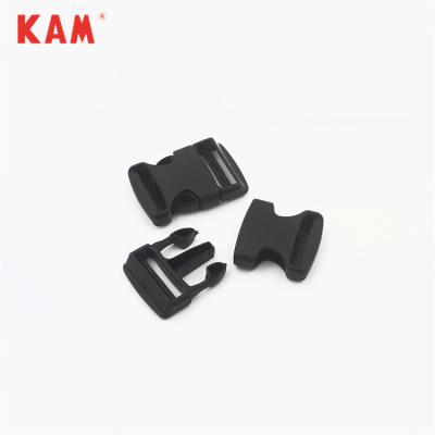 China Fashion Plastic Bag Accessories Black Color Plastic Belt Buckles For Backpacks for sale