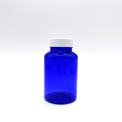 China 250cc PE Plastic Medicine Bottle With Child Proof Cap Bottle Medicine/Drug/Supplement/Pill Food Bottle for sale