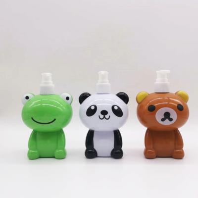 China BEAUTY PACKAGING Empty Frog Bear Shape Plastic Baby Used Shampoo Bottle for sale