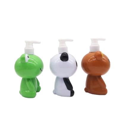 China Beauty packaging 350ml empty cute cartoon shampoo bottle for hand wash for sale