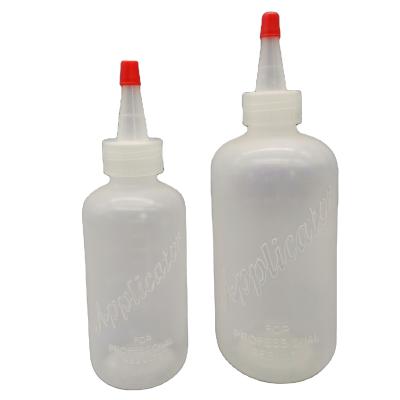 China BEAUTY PACKAGING 4oz 8oz PE Squeeze Bottle For Hairdressing for sale