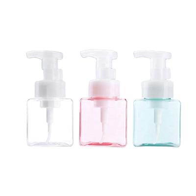 China PETG Plastic Foam Foam Bottle 8oz Cosmetics In Separate Shampoo Square Foam Bottle for sale