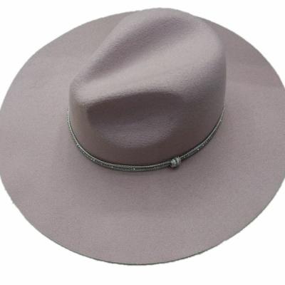 China 2022 new design image wide brim fedoma panama hat wide brim panama hat wide brim fedoma panama hats wide felt hats for sale