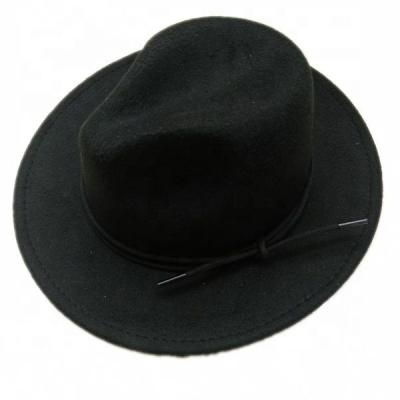 China Classic Picture Fedora Hat For Men And Women Brim Wide Panama Hat Vintage Bandit Hat With Black Band On Sale for sale