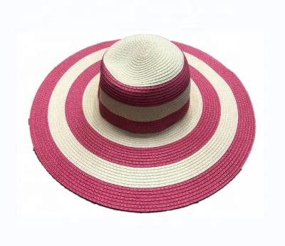 China 2021women's big picture brim straw hats straw cowboy hat wide brim straw hat for sale