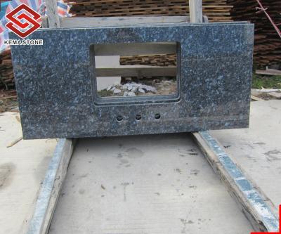 China Modern Natural Blue Granite Blue Pearl Bathroom Vanity Tops And Kitchen Countertops for sale