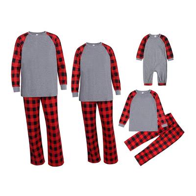 China Empty Christmas Pajamas Christmas Family Pajamas Kids Breathable Gray Sleepwear Pajamas Kids for sale