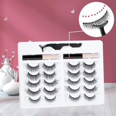 China Good Quality Glamorous Seller 10 Eyeliner And Magnetic Eyelashes Eyeliner With Eyeliner Customized Paper Boxes for sale