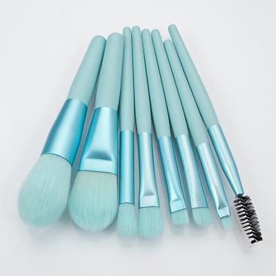 China Angular Blush 2021 New Design Synthetic Makeup Private Label Custom Colorful Beauty Brush Set for sale