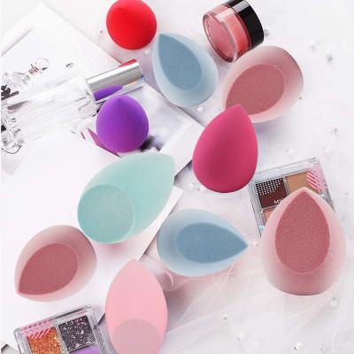 China Size Quality Latex Beauty Washable Velvet Microfiber Non Clumping Cosmetic Makeup Sponge Foundation Powder Puff for sale