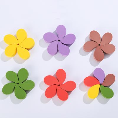 China Wholesale Washable Petals Loose Stuffed Colorful Private Label Flower Cosmetic Latex Free Makeup Sponges for sale