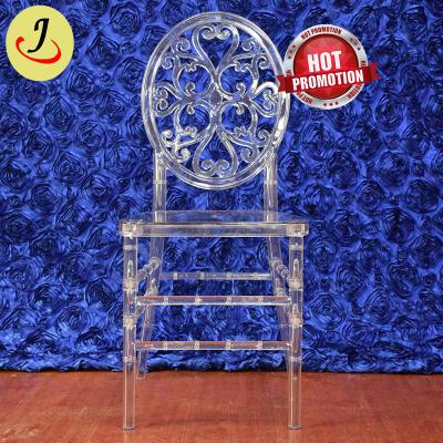 China Clear Clear Modern Crystal Quality Phoenix Chair Wedding Acrylic Chair For Sale JC-PC03 for sale