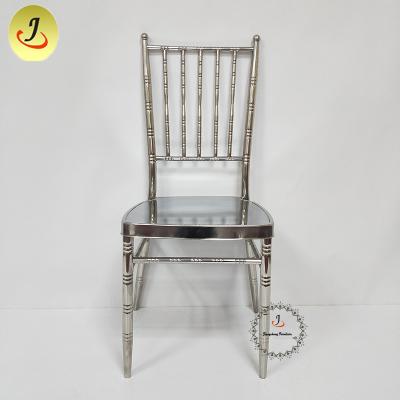 China Hotel Chair Factory Wholesale Popular Mirror Chiavari Elegant Royal Stainless Chiavari Chair for sale