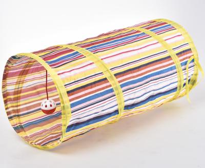 China Low MOQ Viable Multicolor Rain Gauze Folding Cat Tunnel by Made4Pets for sale