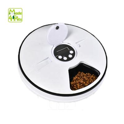 China Made4Pets Automatic Smart Automatic 6 Tray Pet Electronic Synchronized Feeder Cat Dog Bowl for sale