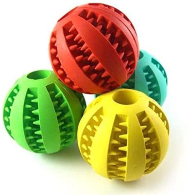 China Viable Dog Tooth Training Dog IQ Game Exercise Toy Ball Pet Food Treat Cleaning Feeder for sale