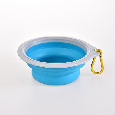 China Sustainable Pet Food Rolls Collapsible Portable Collapsible Food and Water Dog Bowl for Cats Dogs Walking Camping Outdoors for sale