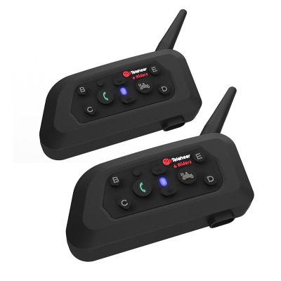 China Group Intercom Support 6 Riders Communication Bluetooth Interphone Headset Luxury Business / Intercom for sale