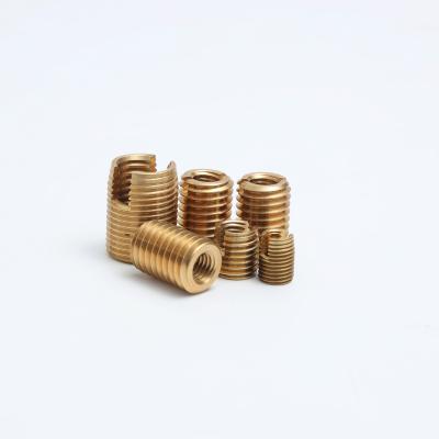 China Heavy Industry Brass Self Tapping Threaded Inserts For Plastic for sale