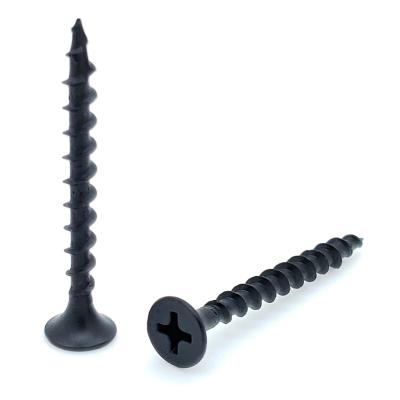 China Black Single Thread Easy/Smooth Tapping Tooth Drywall Coarse Screw for sale