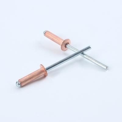 China GB 12618 A Some High Strength Easy Tapping Red Copper Brass Brass Blind Rivets Smooth Hold Foam Nail Foam Blind Rivets for sale