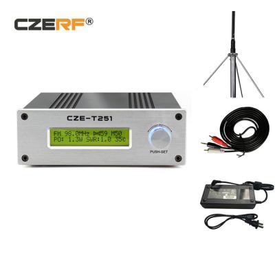 China ideal 8km coverage range (1W-25W) 20 watt FM transmitter with CZE-T251 antenna for sale