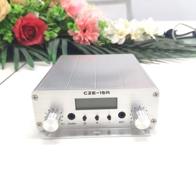 China Professional Aluminum Alloy FM Transmitter PLL Stereo FM Broadcast Radio Station for sale