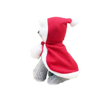 China Viable New Style Christmas Funny Pet Dress Up Christmas Cat Dog Costume Pet Cloak for sale