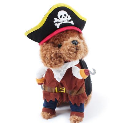 China Wholesale Viable Funny Dog Christmas Clothes Piratesturned Clothing Pet Stance Pet Position Dog Clothes Viable Cosplay for sale