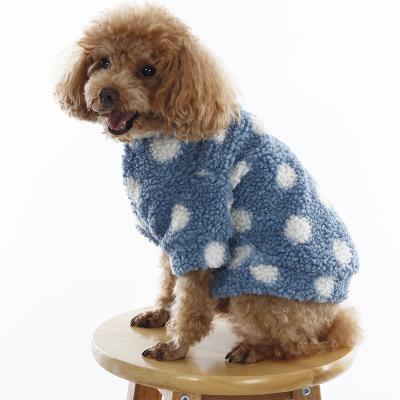 China 2021 Viable Autumn And Winter New Dog Sweater Clothes Small Dog Fleece Hoodie Printing Pet Clothes for sale